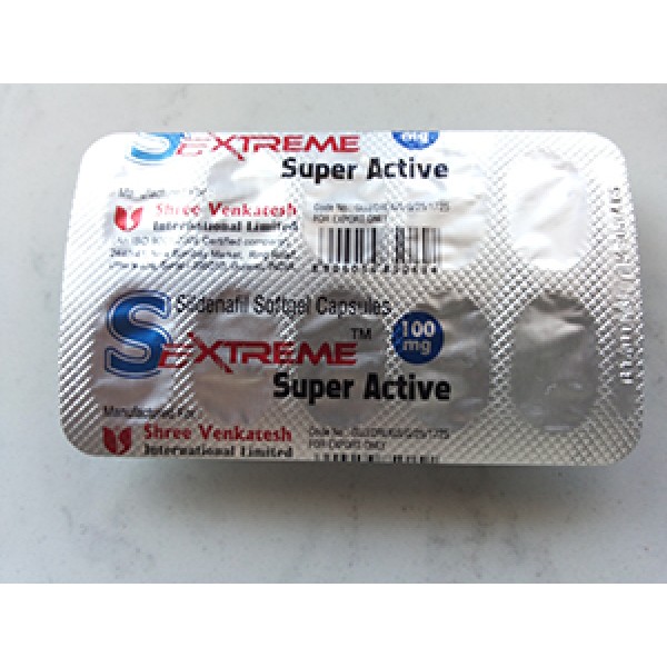 Sextreme Super Active 100mg Sildenafil R Viagra